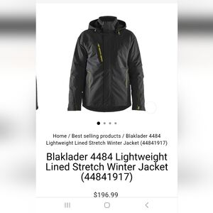 Men's Black Lightweight Wind & Waterproof Jacket